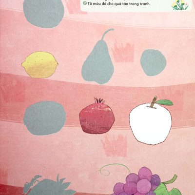 Sticker Bước Vào Thế Giới Thiên Nhiên Kỳ Thú - Tập 2 - Trái Cây Và Rau Củ