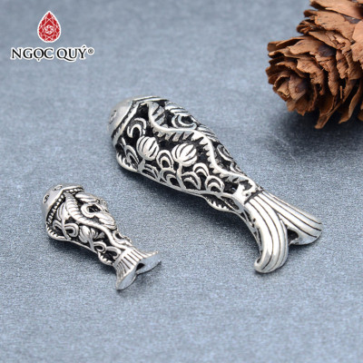 Charm bạc hình con cá - Ngọc Quý Gemstones