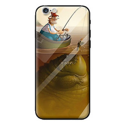 Ốp lưng kính cường lực cho iPhone 6S Plus CÁ SẤU - Hàng chính hãng