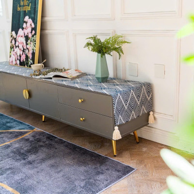 Khăn trải bàn, khăn decor kê tủ tivi bàn ăn trang trí nhà cửa