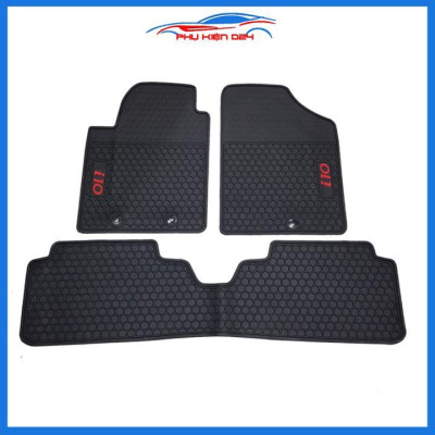 Lót sàn ô tô cao su Grand I10 2014-2015-2016-2017-2018-2019-2020-2021-2022 không mùi chống trơn trượt