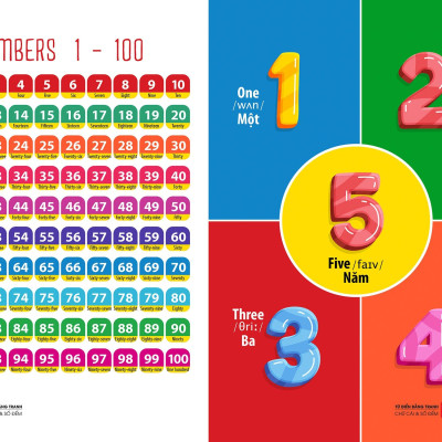 Từ Điển Bằng Tranh - Chữ Cái Và Số Đếm