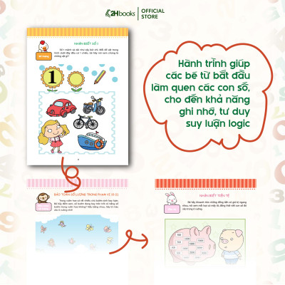 Sách Toán cho bé, Phát triển tiềm năng toán học cho trẻ - Toán học cho trẻ mẫu giáo - Lớp chồi 2 (Tái bản 2021)- 2HBooks