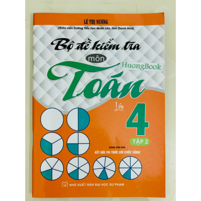 Sách - Combo Bộ Đề Kiểm Tra Môn Toán Lớp 4 Tập 1 + 2 (Dùng Kèm SGK Kết Nối Tri Thức Với Cuộc Sống)