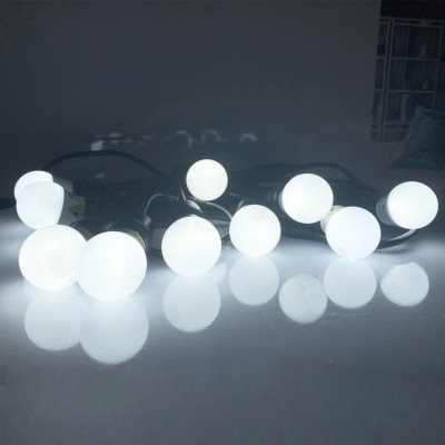 Dây đèn điện 5m 10 bóng 3W chính hãng Vi-Light,dây có đuôi nối dài