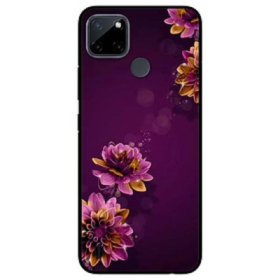 Ốp lưng dành cho Realme C21Y - C25Y mẫu Cúc Tím