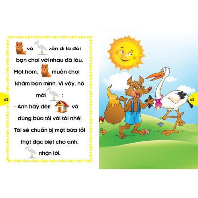 Sách - Phát Triển Tư Duy Và Ngôn Ngữ Cho Bé - Truyện Đọc Bằng Hình Ảnh - Truyện Ngụ Ngôn Đặc Sắc - Combo 6 Cuốn - Việt Thư