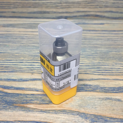 Mũi phay, mũi soi, mũi cắt vát cạnh 45 độ ổ bi 1/4"x3/8" (9.52mm) ARDEN