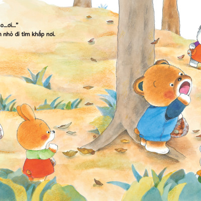 Sách - Sách Tranh Ehon Kuma - Những Chuyện Nhỏ Hằng Ngày - Heo Con Đi Lạc