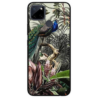 Ốp lưng dành cho Realme C21Y - Realme C25Y mẫu Công Rừng Cây