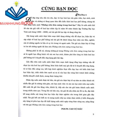 SÁCH - những viên kim cương trong hóa học - cao cự giác