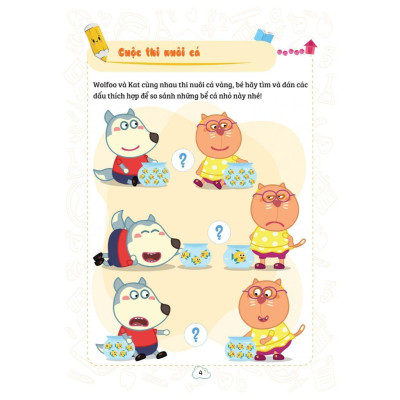 Sách - Wolfoo Khám Phá Toán Học Vui 3 - 1980 Books