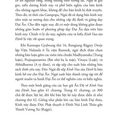 Kinh Vua Của Định - Bài Ca Đại Ấn