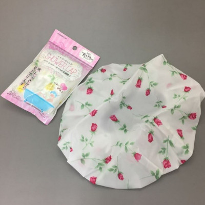 Mũ tắm bảo vệ tóc họa tiết hoa Seiwa