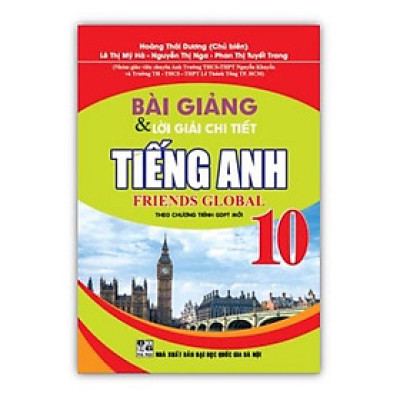 Sách - bài giảng và lời giải chi tiết tiếng anh friends global 10 theo chương trình GDPT mới