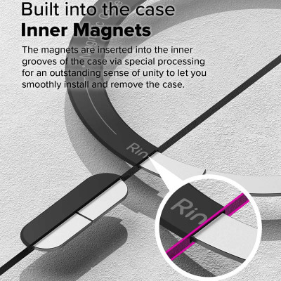 Ốp lưng cho iPhone 16 Pro Max / 16 Pro RINGKE Fusion X Magnetic - Hàng Chính Hãng