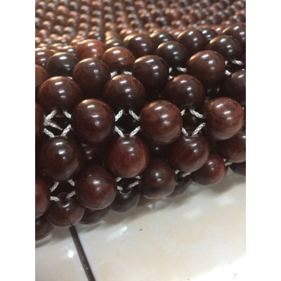 Đệm Lót Khoác Vai Ghế Xe Ô Tô Hạt Gỗ Cẩm Lai Cao Cấp ( video , hình thật )