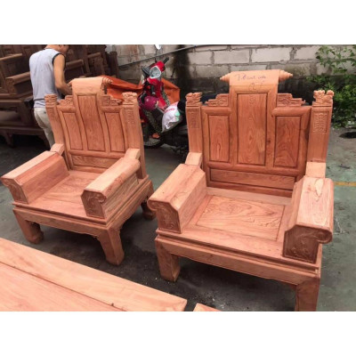 Bàn ghế Âu Á hộp cuốn thư gỗ hương đá