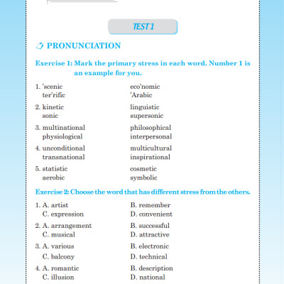Bài Tập Trắc Nghiệm Tiếng Anh Lớp 8 Tập 2 - Có Đáp Án