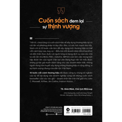 10 Bước Cất Cánh Thương Hiệu
