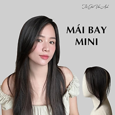 Mái bay mini 2 kẹp tóc thậ.t nữ - Tóc Giả Vân Anh