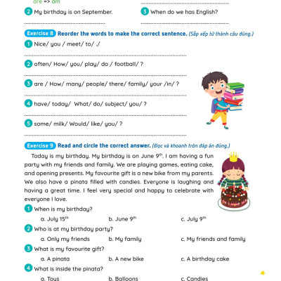 Sách - Phiếu Ôn Hè Tiếng Anh Lớp 4