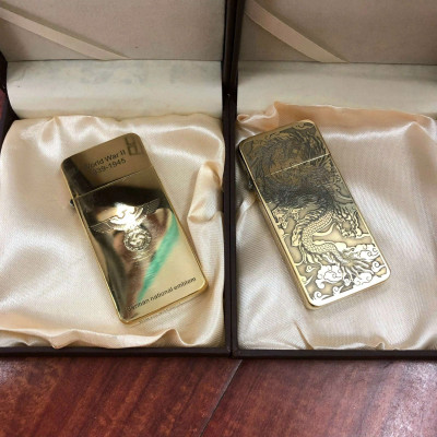 Vỏ hộp quẹt bật lửa xăng đá KZC5 mỏng nhỏ gọn- Nhiều hình