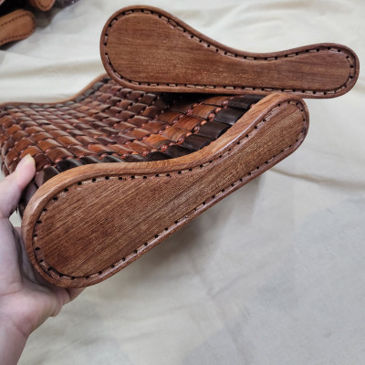 Gối Công Thái Học - Gối Hạt Gỗ Trắc Miếng ( video , hình thật )