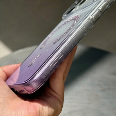 Ốp Lưng cho iPhone 17 Pro Max Memumi Glitte Lưng Trong Phối Nhũ Bling Lấp Lánh, Chống Ố, Hỗ Trợ Sạc Không Dây - Hàng nhập khẩu