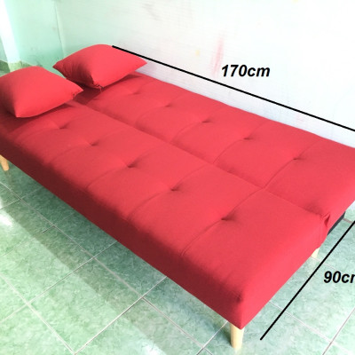 Sofa bed, sofa giường cà rốt viền đen CRVD 1m7x90, bộ sofa phòng khách, salon, sopha, sa lông, sô pha, bàn ghế sofa