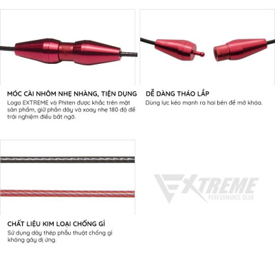 Vòng cổ Phiten Rakuwa wire extreme TG784051/TG784053/TG784151/TG784153