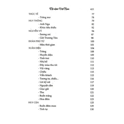 Sách - Thi Nhân Việt Nam (Tái Bản 2025)