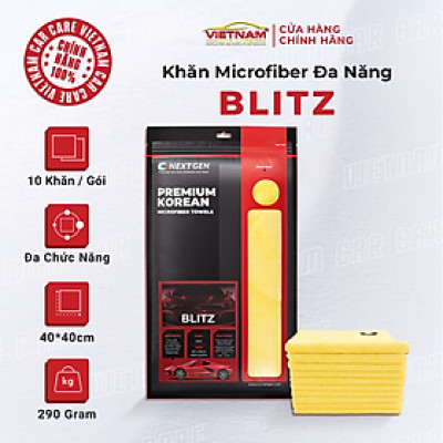CCC NEXT GEN BLITZ - Khăn Microfiber Lau Xe Đa Năng