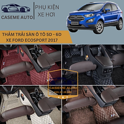 [FORD ECOSPORT] Thảm Trải Sàn, Lót Sàn Ô Tô 5D 6D Thiết Kế Theo Xe FORD ECOSPORT 2017 Chống Nước, Không Mùi - MẪU DIAMOND - Hàng Chính Hãng