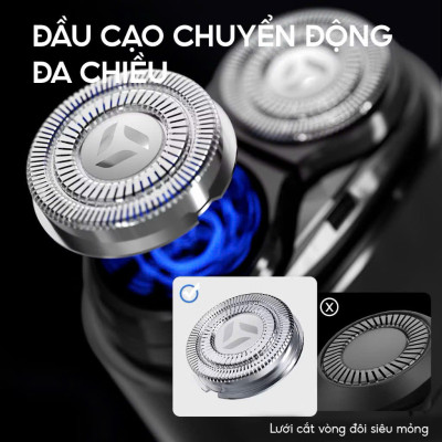 Máy cạo râu mini Enchen K8, chống nước, thiết kế đẹp, sang trọng và nhỏ gọn - Hàng chính hãng
