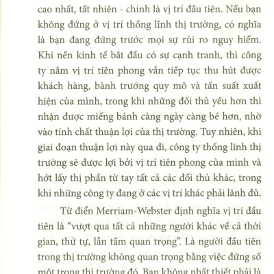 DẪN ĐẦU HAY LÀ CHẾT - Chiến Lược Bán Hàng Để Chiếm Lĩnh Thị Trường Và Hạ Gục Đối Thủ (Bản in năm 2022)