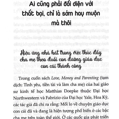 Dạy Con Không Sợ Thất Bại