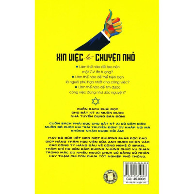 Sách - Xin Việc Là Chuyện Nhỏ - NXB Phụ Nữ