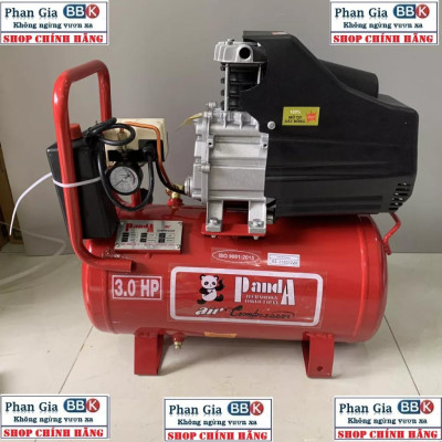 (chính hãƞg) Máy nén khí có dầu PANDA 30L -3.0 HP có dầu công suất cao máy dây đồng 100%