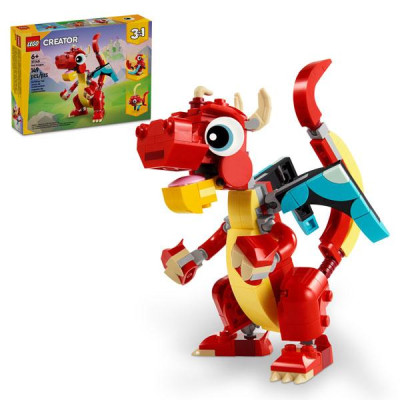 Đồ Chơi Lắp Ráp Rồng Đỏ May Mắn 3 In 1 - Red Dragon - Lego Creator 31145 (149 Mảnh Ghép)