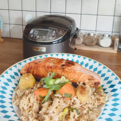 Nồi cơm điện tử Nhật Bản Zojirushi 1.8L NL-GAQ18V-BM, 820W, sản xuất tại Nhật, bảo hành 3 năm| HÀNG CHÍNH HÃNG