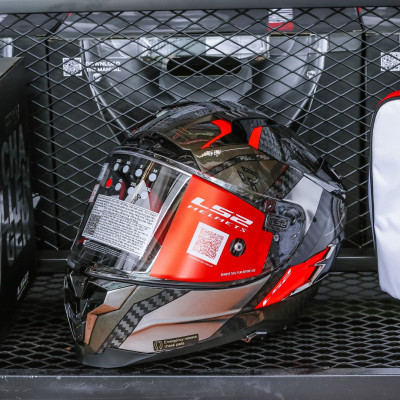 MŨ BẢO HIỂM FULLFACE 2 KÍNH LS2 FF327 CHALLENGER CARBON - GARA20