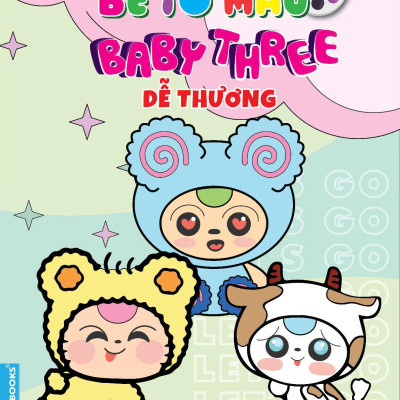 Sách - Sách Bé Tô Màu BabyThree Dễ Thương