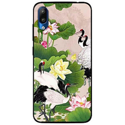 Ốp lưng dành cho Vsmart Star mẫu Sen Và Hạc