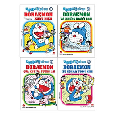Truyện tranh - Combo 4 cuốn Doraemon đố vui (KĐ30)