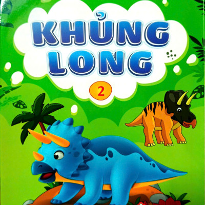 Combo Tô Màu Khủng Long - Bộ 6 Cuốn