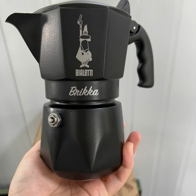 Ấm pha cà phê có crema BIALETTI BRIKKA 2023 (Japan Edition) 2 cup | Hàng chính hãng