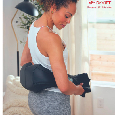 Đai massage Shiatsu cổ vai gáy cao cấp và toàn thân kèm nhiệt Homedics NMS-615HJ 