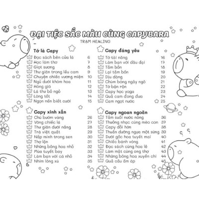 Capybara Happy Every Day - Hạnh Phúc Mỗi Ngày