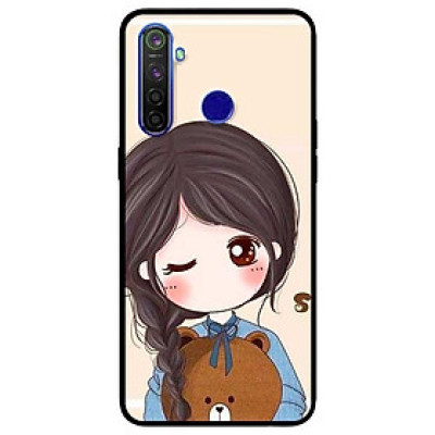 Ốp lưng dành cho Realme 6i mẫu Nàng Ôm Gấu